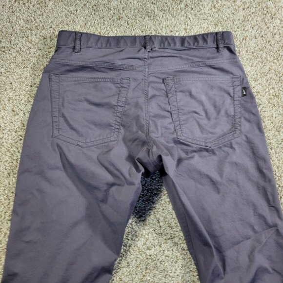 Nike Pants Mens 32x30 Gray Blue Flex Slim Golf Dri-Fit Casual Preppy Outdoor - Picture 8 of 8